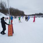 Первое место в городской лыжной эстафете