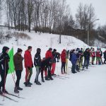 Первое место в городской лыжной эстафете