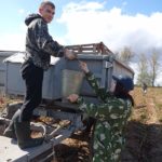Работа в сельскохозяйственных отрядах в ПК «Ольговское»