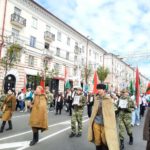 Участие в праздничном шествии, посвященном 80-й годовщине Победы советского народа в Великой Отечественной войне