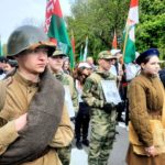 Участие в праздничном шествии, посвященном 80-й годовщине Победы советского народа в Великой Отечественной войне