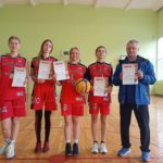 II место в областных соревнованиях по баскетболу 3х3 среди девушек