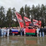 Участие в патриотическом туре в рамках проекта «Рождённое Знамя на Псковской земле»